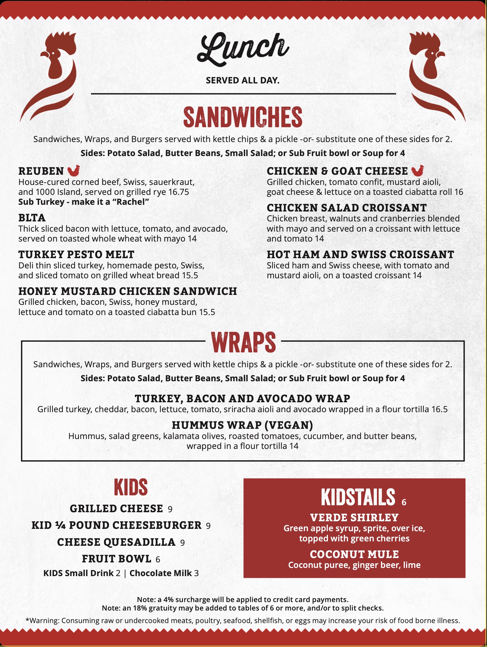 lunch menu 1